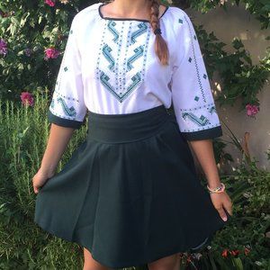 Hendmade embroidered dress